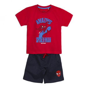 Completo T-Shirt e pantaloncino Spiderman Lui Marvel