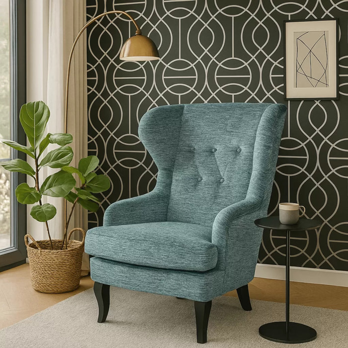 Fauteuil Granny bleu Kare Design