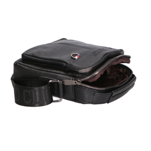 Borsa a tracolla da Uomo in Ecopelle Prodotto Vegano 18x20x5 cm