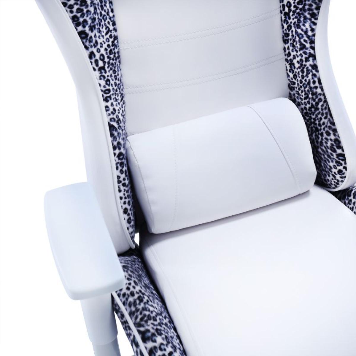 Silla gaming Gear Leopard Leopard - Blanco