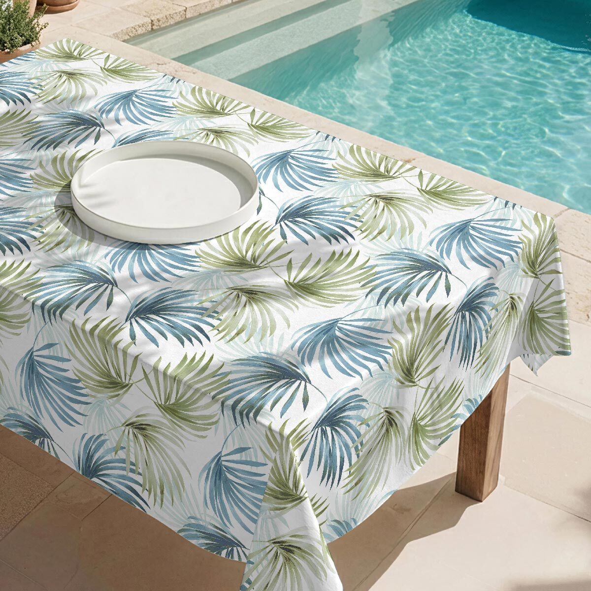 Nappe anti-taches Eden - 100% coton -