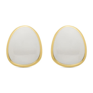 Pendientes Lux by Lux acabadoss en oro amarillo 18k