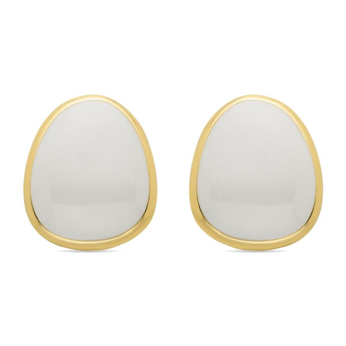 Pendientes Lux by Lux acabadoss en oro amarillo 18k
