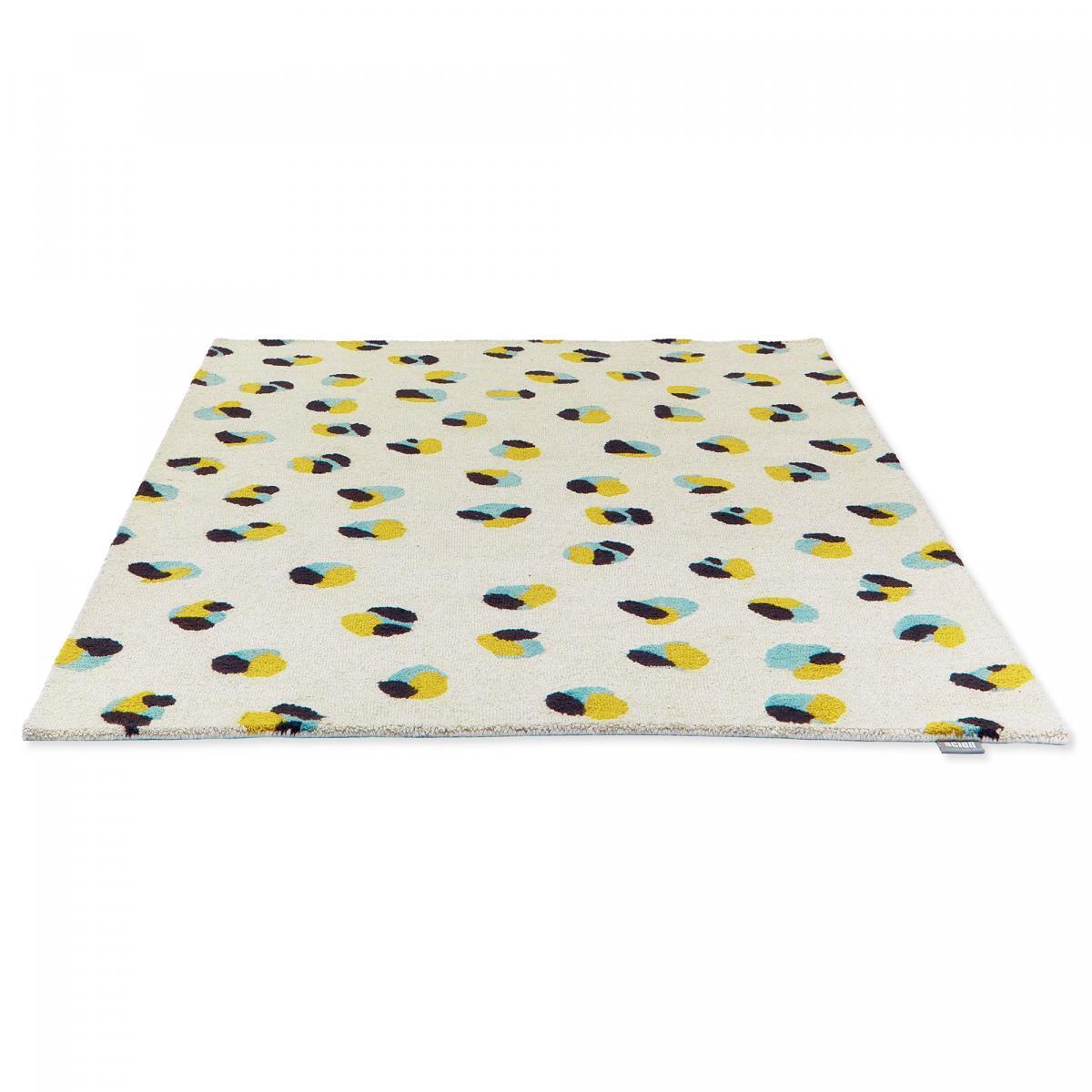 Tapis salon et chambre fait à la main en laine motif simple DORMEUX