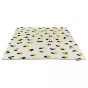 Tapis salon et chambre fait à la main en laine motif simple DORMEUX