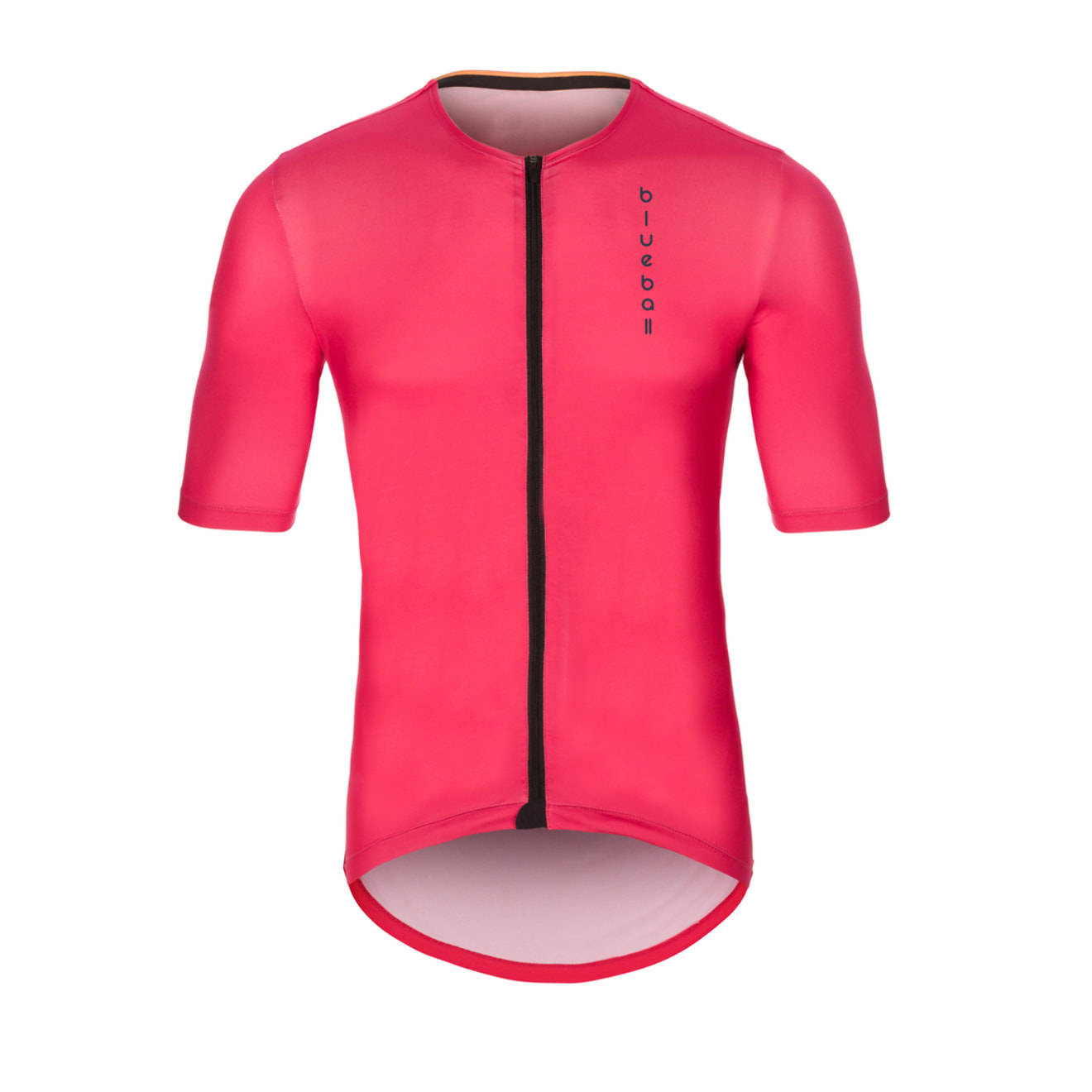 MAGLIA DA CICLISMO A MANICHE CORTE DA UOMO BLUEBALL IN ROSSO CON LOGO NERO
