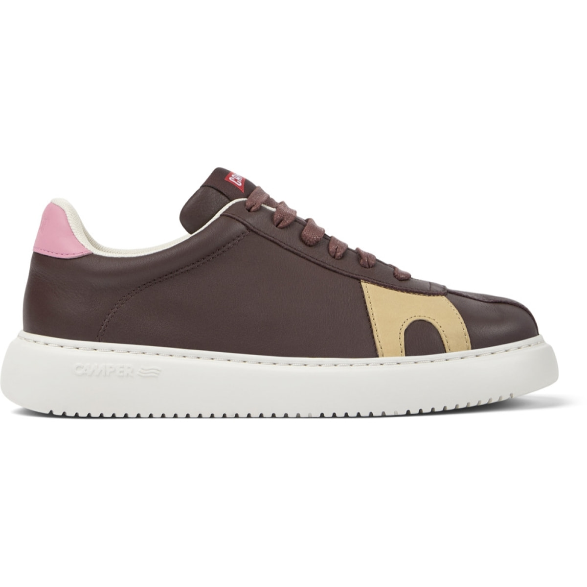 CAMPER Runner K21 Twins - Zapatillas Sneakers Burdeos Mujer