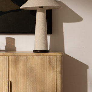 Buffet Alen -bois massif de mangue-couleur arabica 105 x 80 x 38 cm