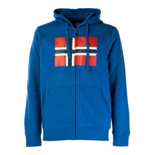 SCUOLA NAUTICA ITALIANA felpa uomo bluette