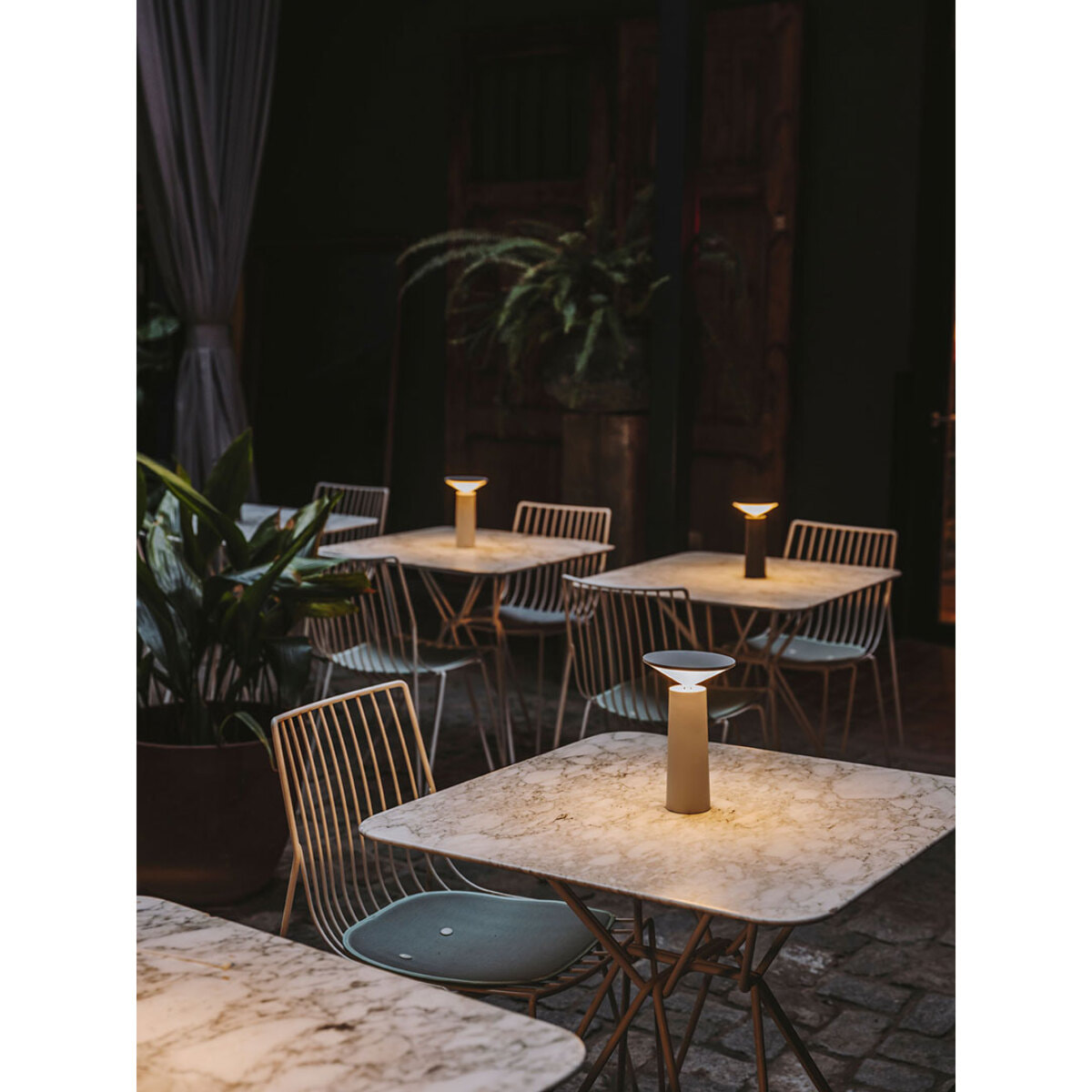LEDS C4 Sobremesa COCKTAIL LED 3.5 Blanco cálido - 2700K TOUCH DIMMING Blanco 154lm