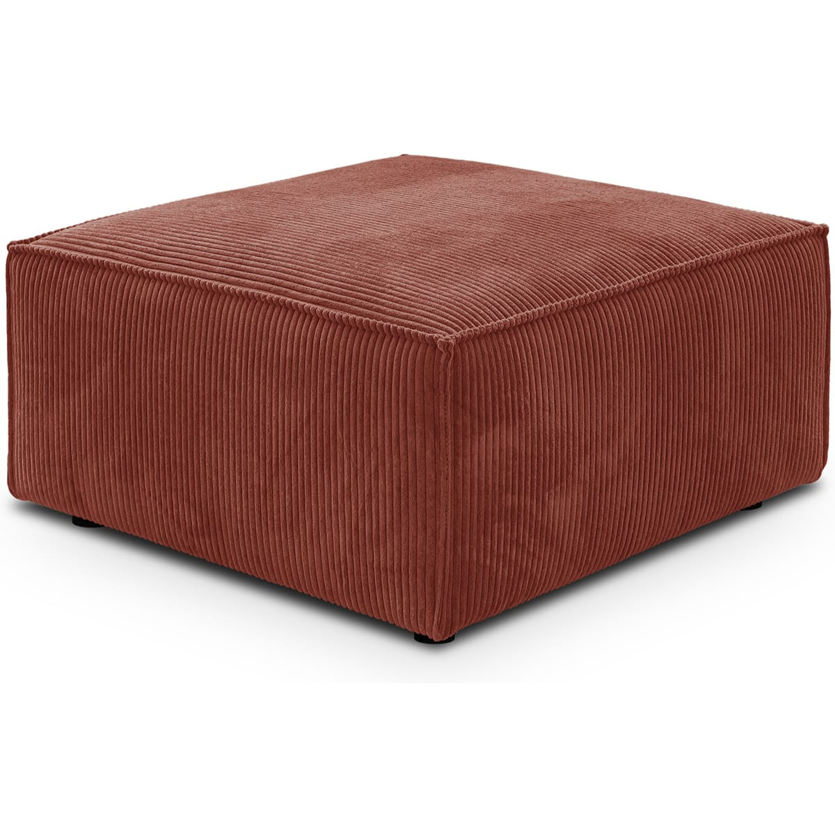 Pouf en velours côtelé - LIVIA