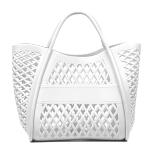 Borsa cestino Villamar Shopper. Pvc forato dal design esclusivo