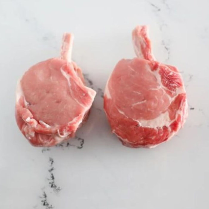 French Racks De Veau De Lait "V" - 2x350g - France - La Boucherie