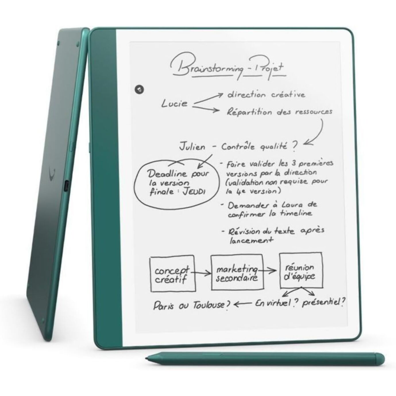 Bloc-notes numérique AMAZON Kindle Scribe 2024 64Go Vert