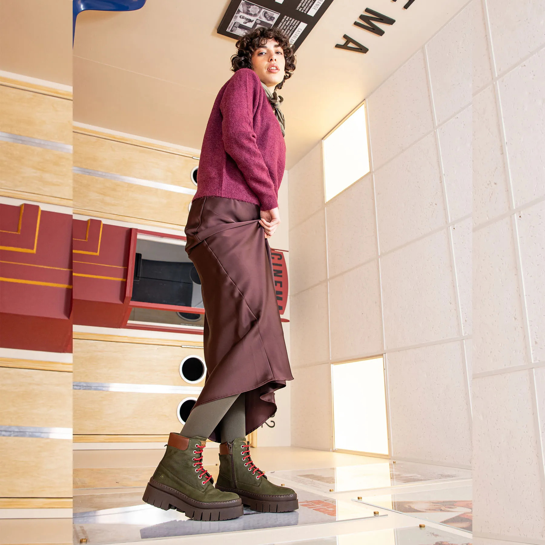 Botines 1967 NOBUCK KARAMEL/AMBERES color Karamel