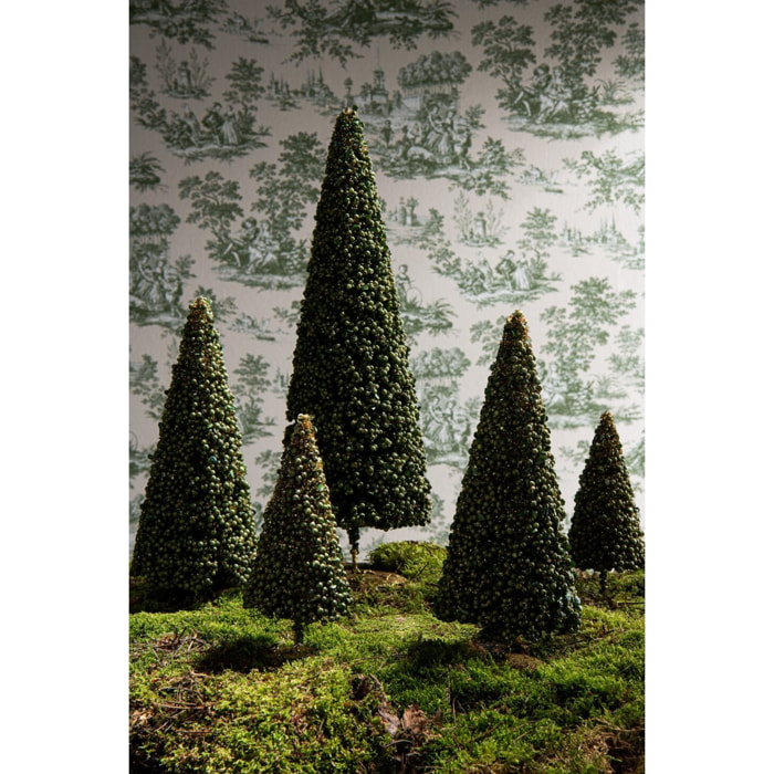 J-Line arbre baies - synthétique - vert mousse - extra small - set de 2