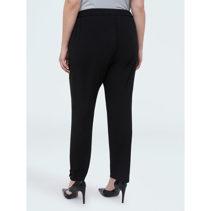 Fiorella Rubino - Pantalones New York en tejido elástico - Negro