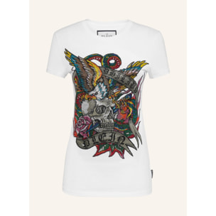 PHILIPP PLEIN T-Shirt Round Neck TATTOO