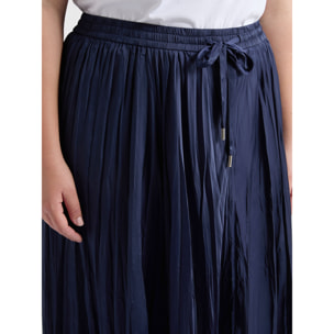 Fiorella Rubino - Falda larga de raso - Azul