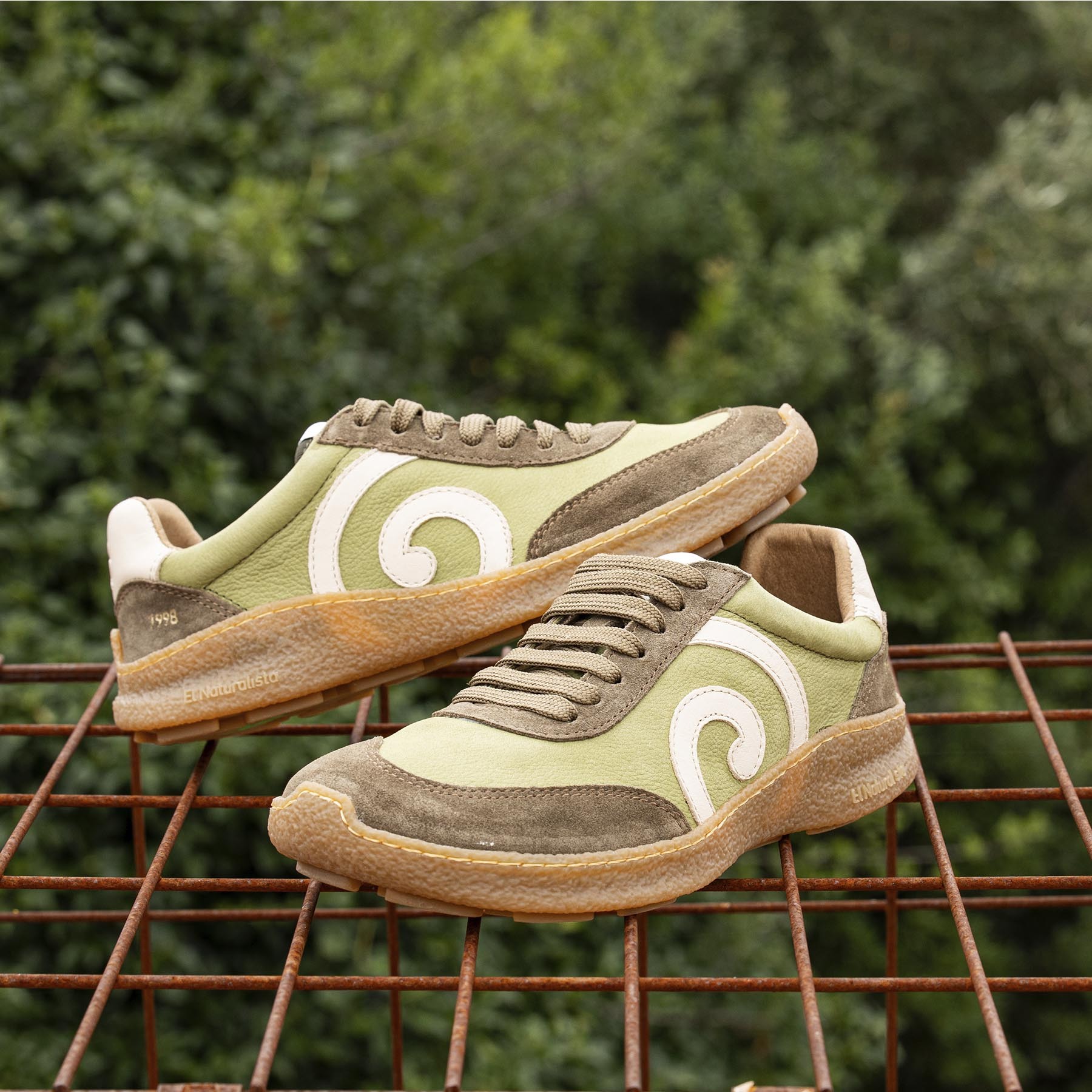 Zapatos N5435 MULTI LEATHER GREY/OROEL color Grey