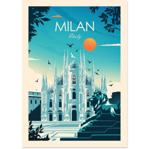 Affiche - Milan Italy - Studio Inception