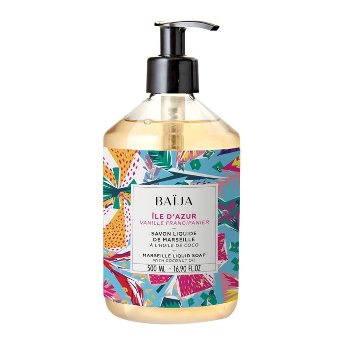 Île d'Azur - Savon liquide à l'huile de coco