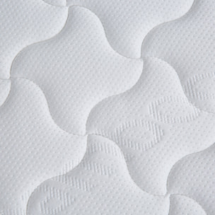 Matelas Baby Bamboo, 11 cm, Mousse Haute Densité, Soutien Medium, Tissu Bambou Antiacariens, Certifications CertiPUR Oeko-Tex