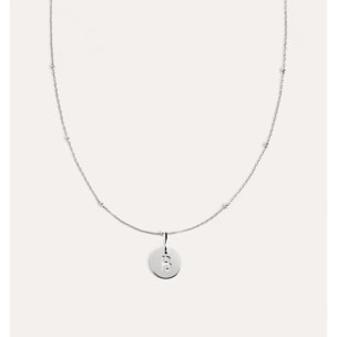 Collana con medaglione mini in Argento