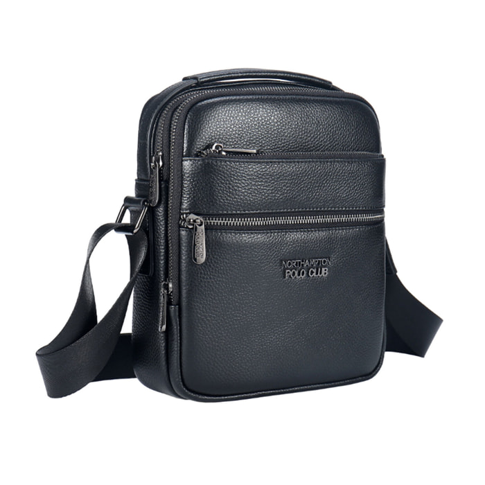 Borsa a tracolla  da uomo In Vera pelle Made in Italy 16x26x8 cm