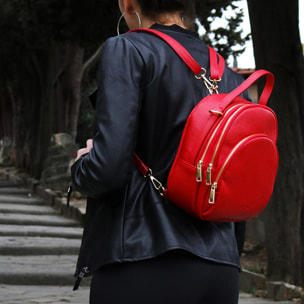 Mochila Cheval Firenze Zodiac Rojo