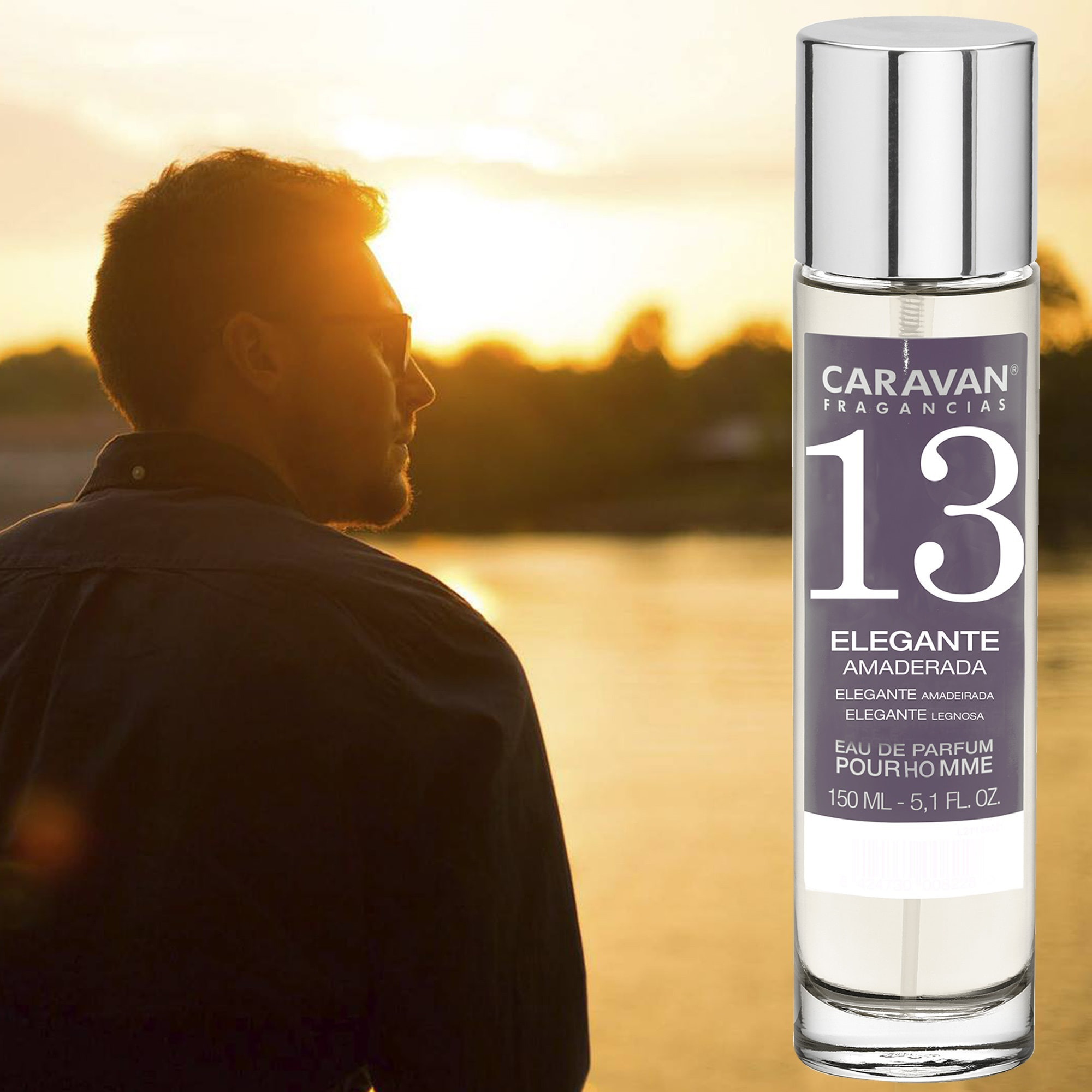 Caravan fragancias set de 6 frascos perfume de hombre nº13, de 150 ml