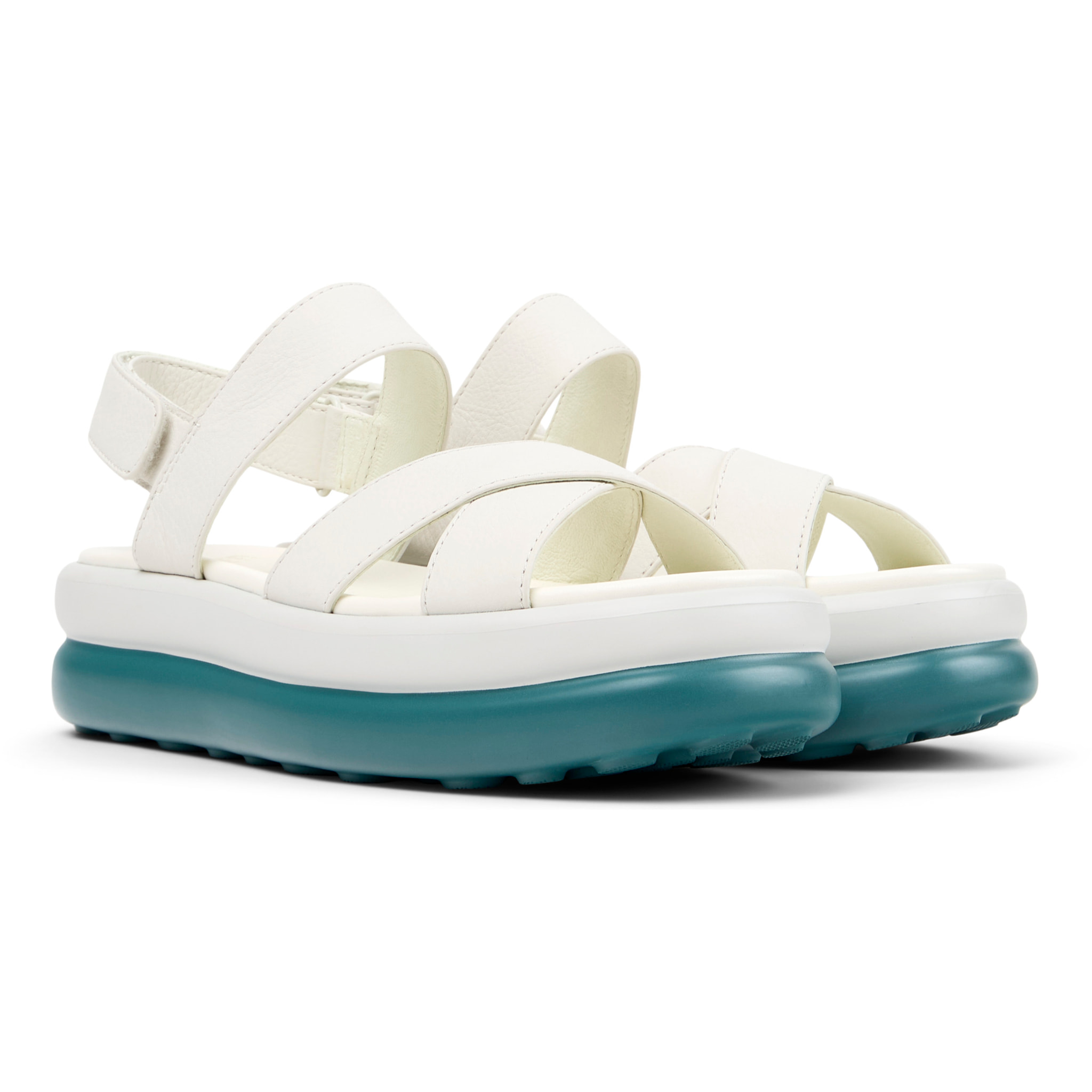 Sandali - CAMPER Pelotas Flota Up - Bianco - Pelle liscia