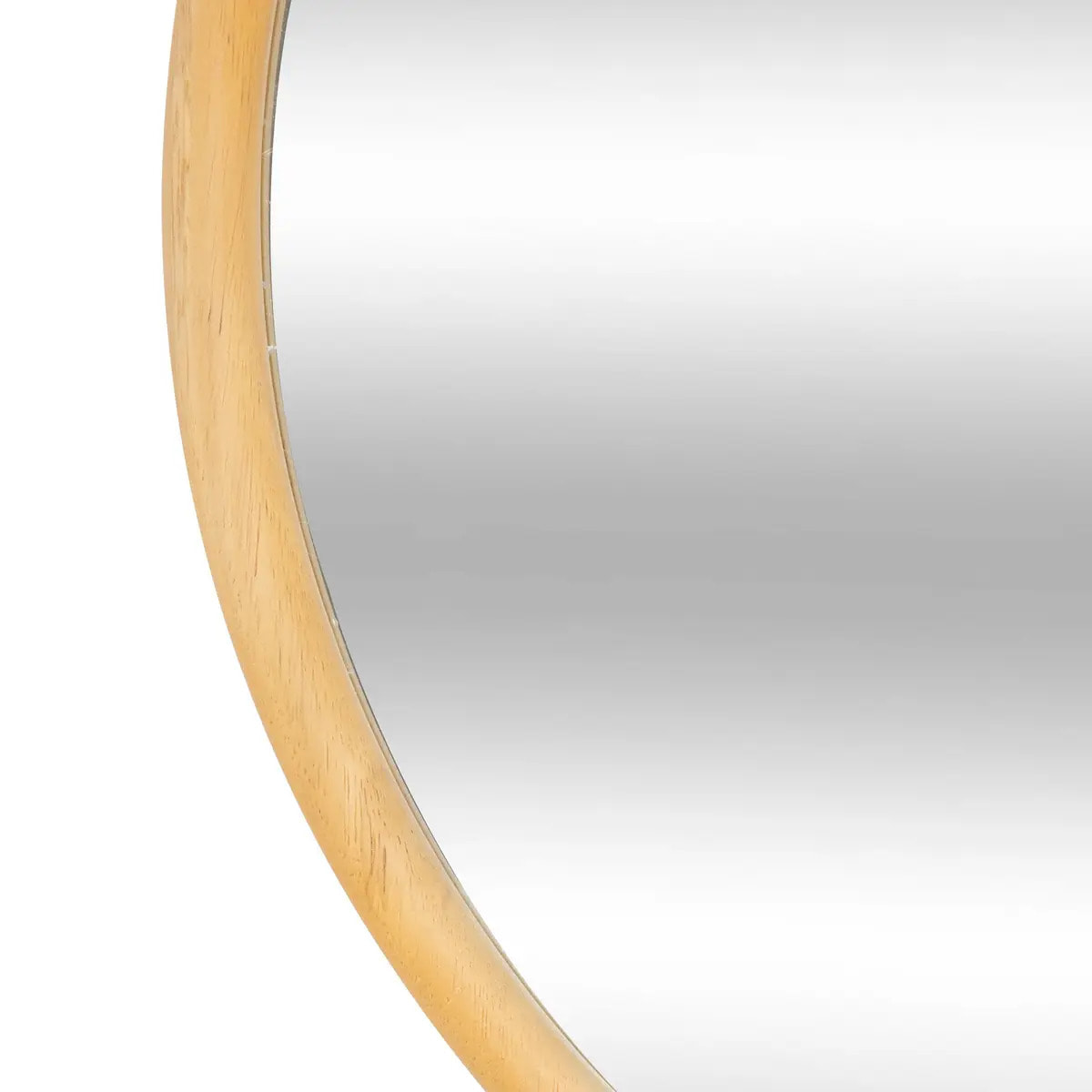 Miroir rond Kim bois D55cm