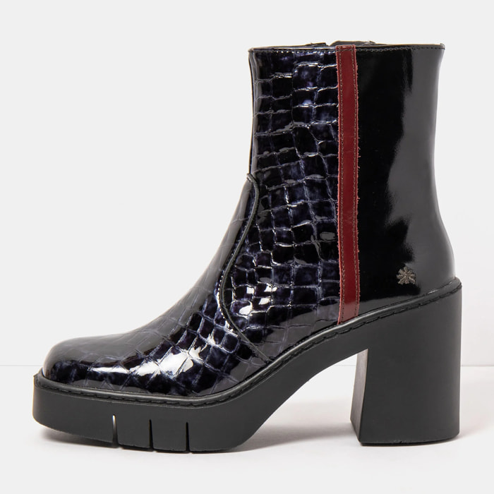 Botines con tacón 1974 HORASAN GREY-BLACK/BERNA color Grey-black