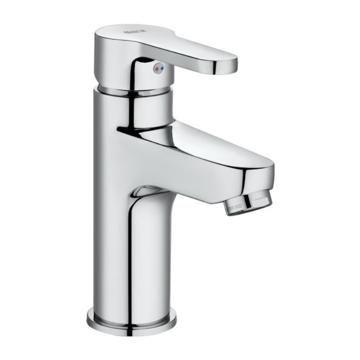 Brevis 43x30x13 cm lavabo suspendu en céramique, sans trop-plein, blanc + mitigeur lavabo Roca Arola (A5A326SATBRE4330R)