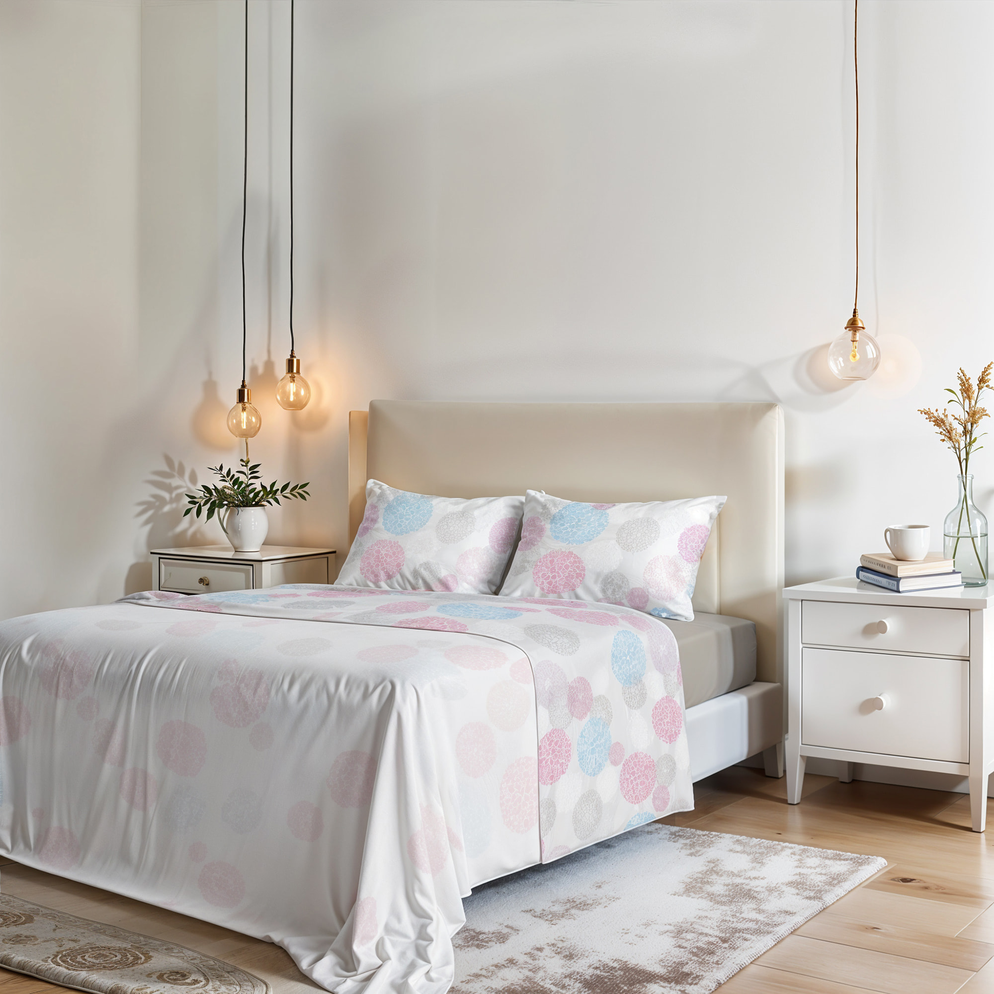 COMPLETO LETTO FANTASY, 100% Microfibra - MOLECOLE