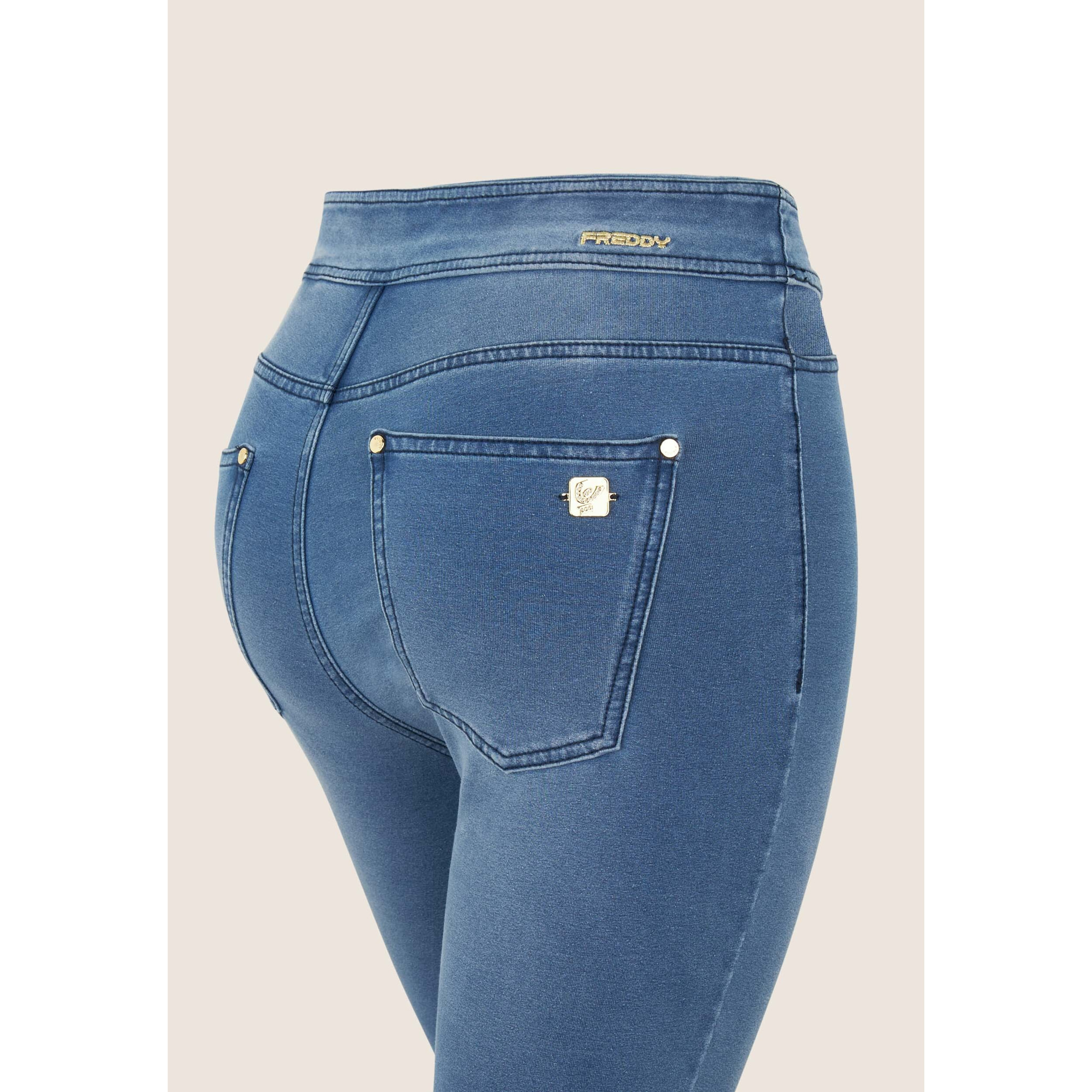 Jeggings N.O.W. 7/8 con vita alta e dettagli cut out