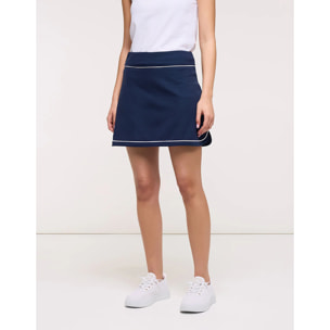 Falda Mini Deportiva Azul Marino - Fartec