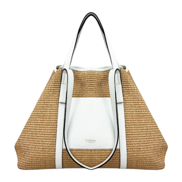 Bolso de hombro Cheval Firenze Formentera Blanco