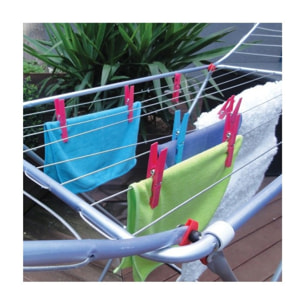Lot de 120 pinces à  linge plastique MSV