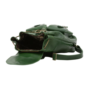 Borsa a spalla  da donna In Vera pelle Made in Italy 37x30x13 cm