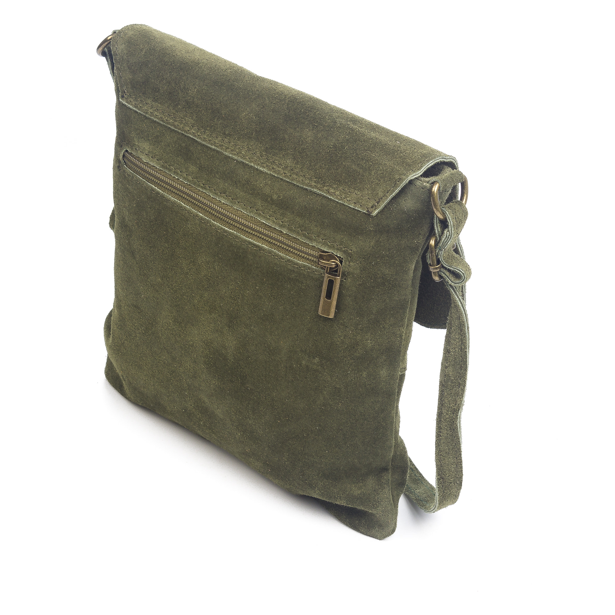 Ulfa Bolso bandolera Mujer.Piel auténtica Gamuza