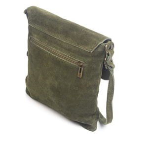 Ulfa Bolso bandolera Mujer.Piel auténtica Gamuza