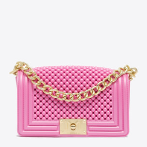Borsa a mano da donna - Modello False - 100% Pvc - 19.0 x 11.0 x 6.5 cm