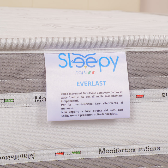 Materasso 800 Molle Insacchettate mod. EVERLAST Matrimoniale mis. 170x200 alto 22cm - Sleepy Italy