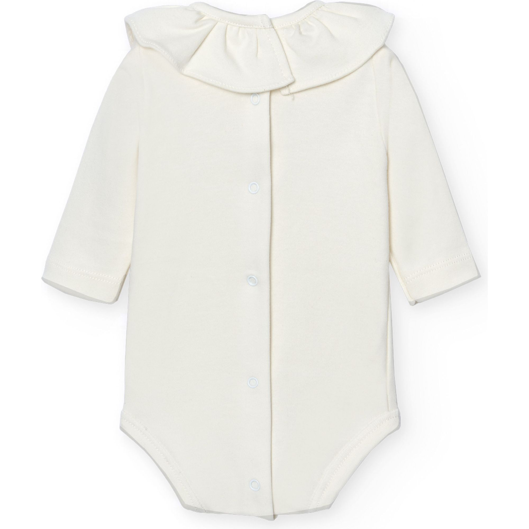 Body bebé manga larga cuello volante