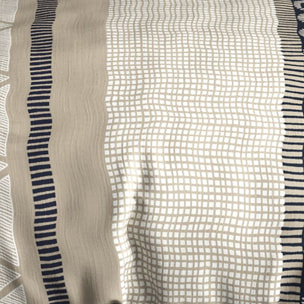 Parure Housse De Couette 3pcs 100% coton 57fils Nairobi