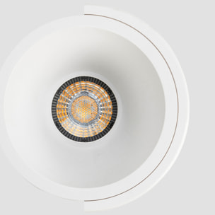 LEDS C4 Downlight Lite Ø105Mm 6.7W Blanco Cálido - 3000K Cri 80 30.2º On-Off Blanco I