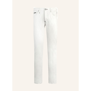 PHILIPP PLEIN Super Straight Cut Jeans Embroidery Monogram