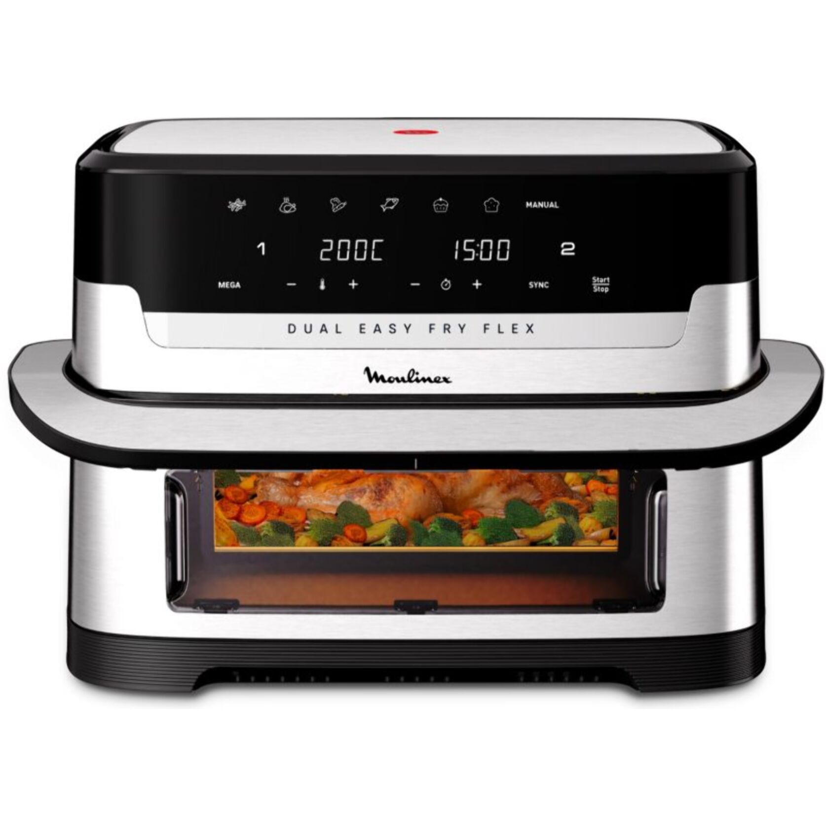 Friteuse sans huile MOULINEX Easy Fry Dual Flex EZ922DF0